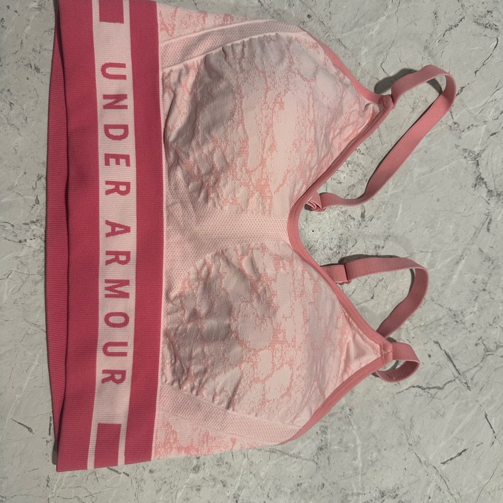 Under Armour Women's Pink Sports Bra